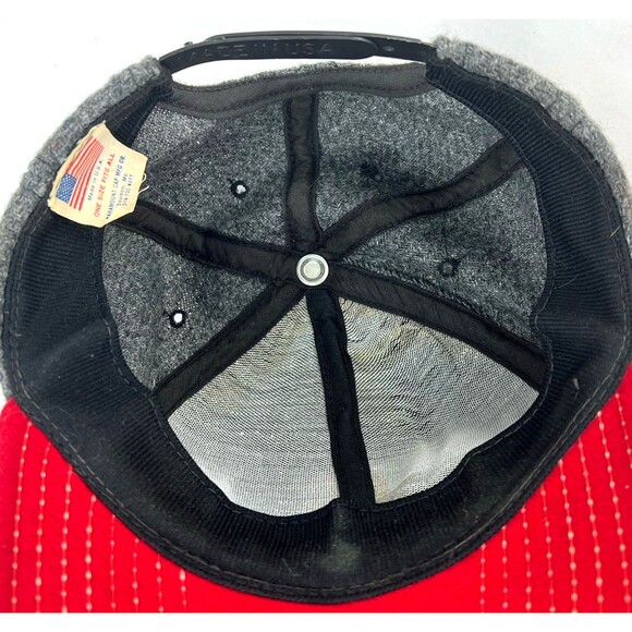 Vintage Ohio State Buckeyes USA Made Gray Wool Snapback Paramount Cap MFG Rare - Picture 7 of 9